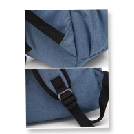 Mochila Viaje Impermeable Portátil Moderna y Resistente Celeste + Audífonos Langsdom TN56A TWS HiFi Bluetooth 5.3 Micrófono