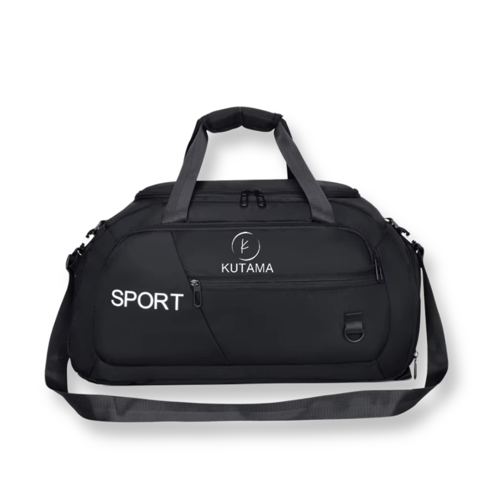 Bolso Gimnasio Impermeable Unisex Negro + Audífonos Langsdom TN58 Bluetooth TWS LED y Carga Rápida