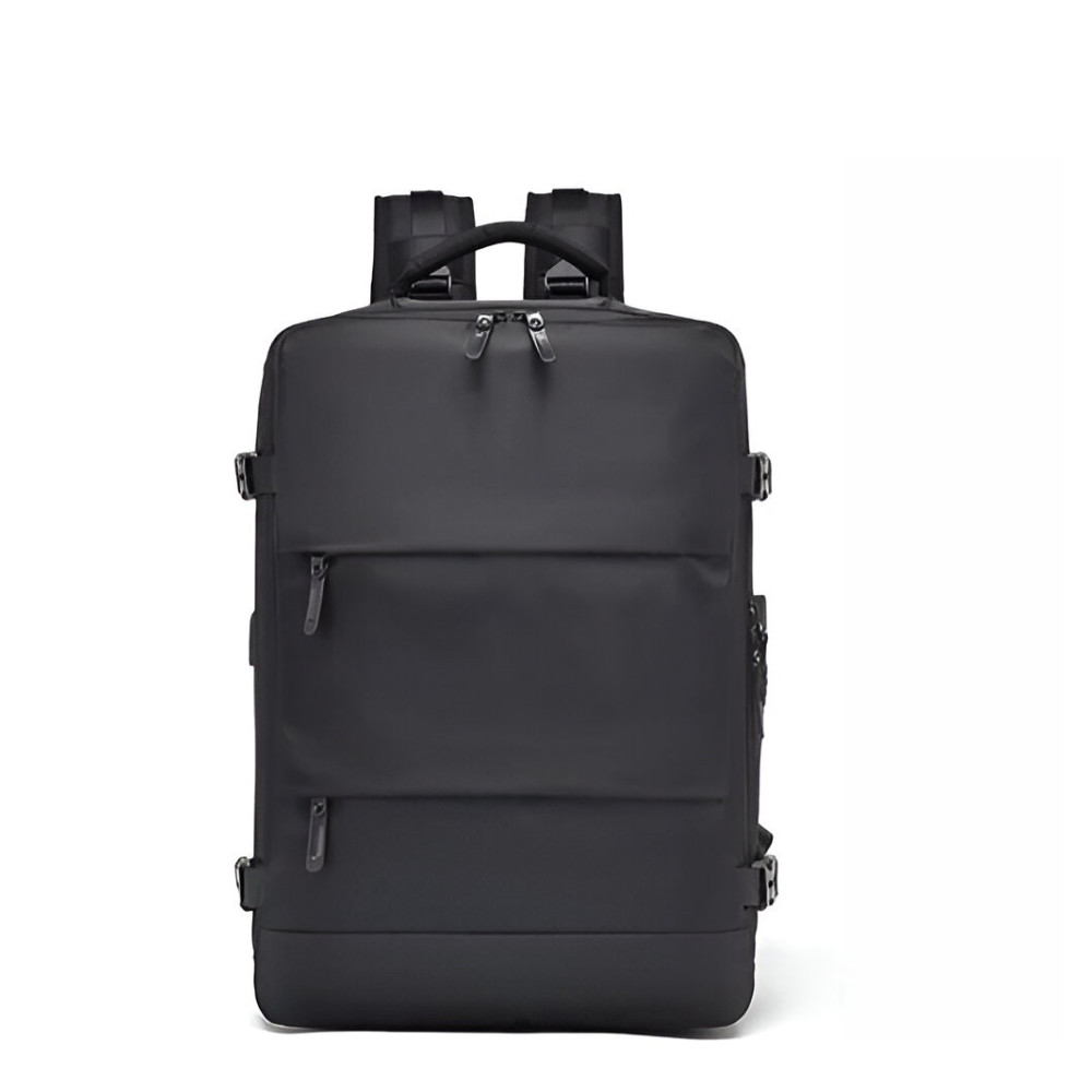 Mochila Impermeable Laptop Puerto USB y Uso Diario Negro + Audífonos Langsdom TG17 Bluetooth TWS 9D ENC y Micrófono
