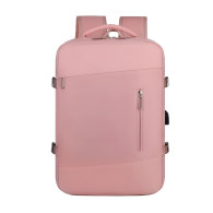 Mochila Expandible para Laptop con Puerto USB  + Audífonos Langsdom TN17 TWS Deportivos Resistente al Agua