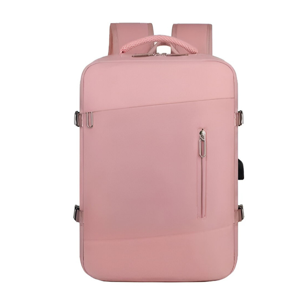 Mochila Expandible para Laptop con Puerto USB  + Audífonos Langsdom TN17 TWS Deportivos Resistente al Agua