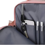Mochila Expandible para Laptop con Puerto USB  + Audífonos Langsdom TN17 TWS Deportivos Resistente al Agua