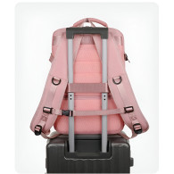 Mochila Expandible para Laptop con Puerto USB  + Audífonos Langsdom TN17 TWS Deportivos Resistente al Agua