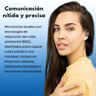 Audífonos Langsdom TS03 Bluetooth TWS 3D Estéreo Micrófono