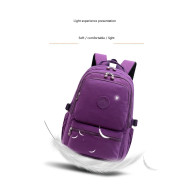 Mochila de Nylon Impermeable y Colorida para Mujer - Moderna y Espaciosa (31x43x5 cm)