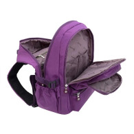 Mochila de Nylon Impermeable y Colorida para Mujer - Moderna y Espaciosa (31x43x5 cm)
