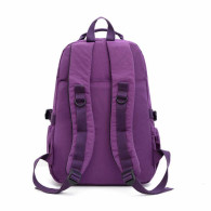 Mochila de Nylon Impermeable y Colorida para Mujer - Moderna y Espaciosa (31x43x5 cm)