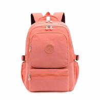 Mochila de Nylon Impermeable y Colorida para Mujer - Moderna y Espaciosa (31x43x5 cm)