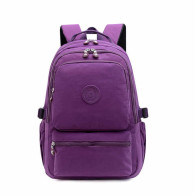 Mochila de Nylon Impermeable y Colorida para Mujer - Moderna y Espaciosa (31x43x5 cm)
