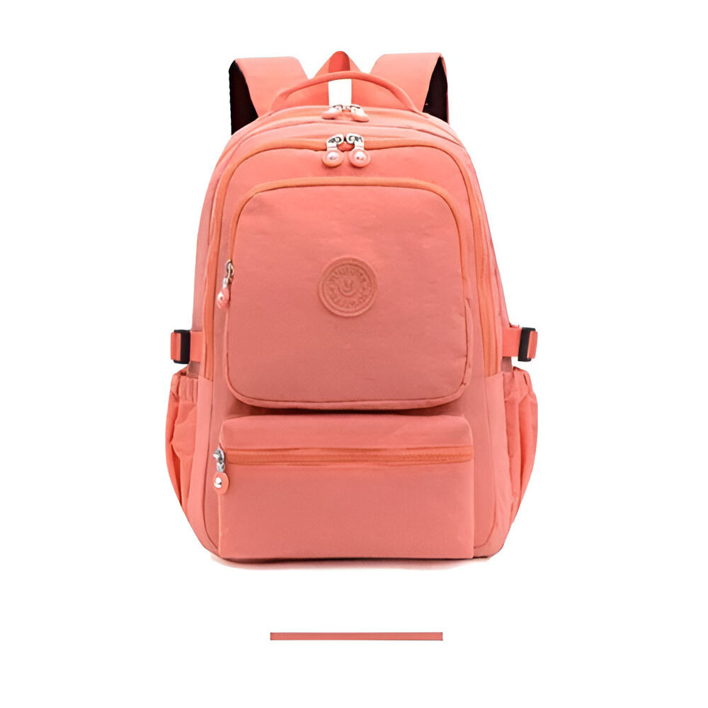 Mochila de Nylon Impermeable y Colorida para Mujer - Moderna y Espaciosa (31x43x5 cm)