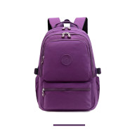Mochila de Nylon Impermeable y Colorida para Mujer - Moderna y Espaciosa (31x43x5 cm)